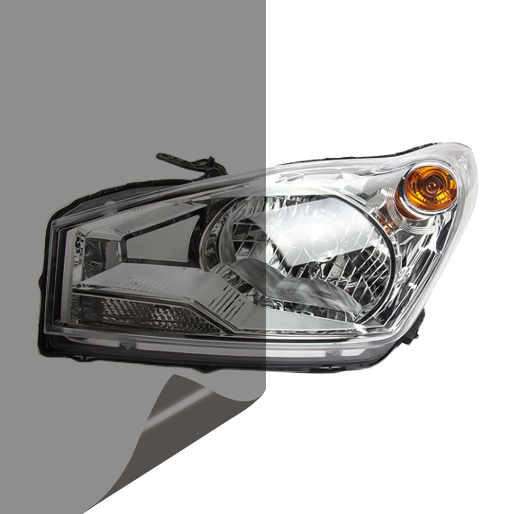 Light Black Headlight Film with Air Channel Paper Liner – vinylfrog