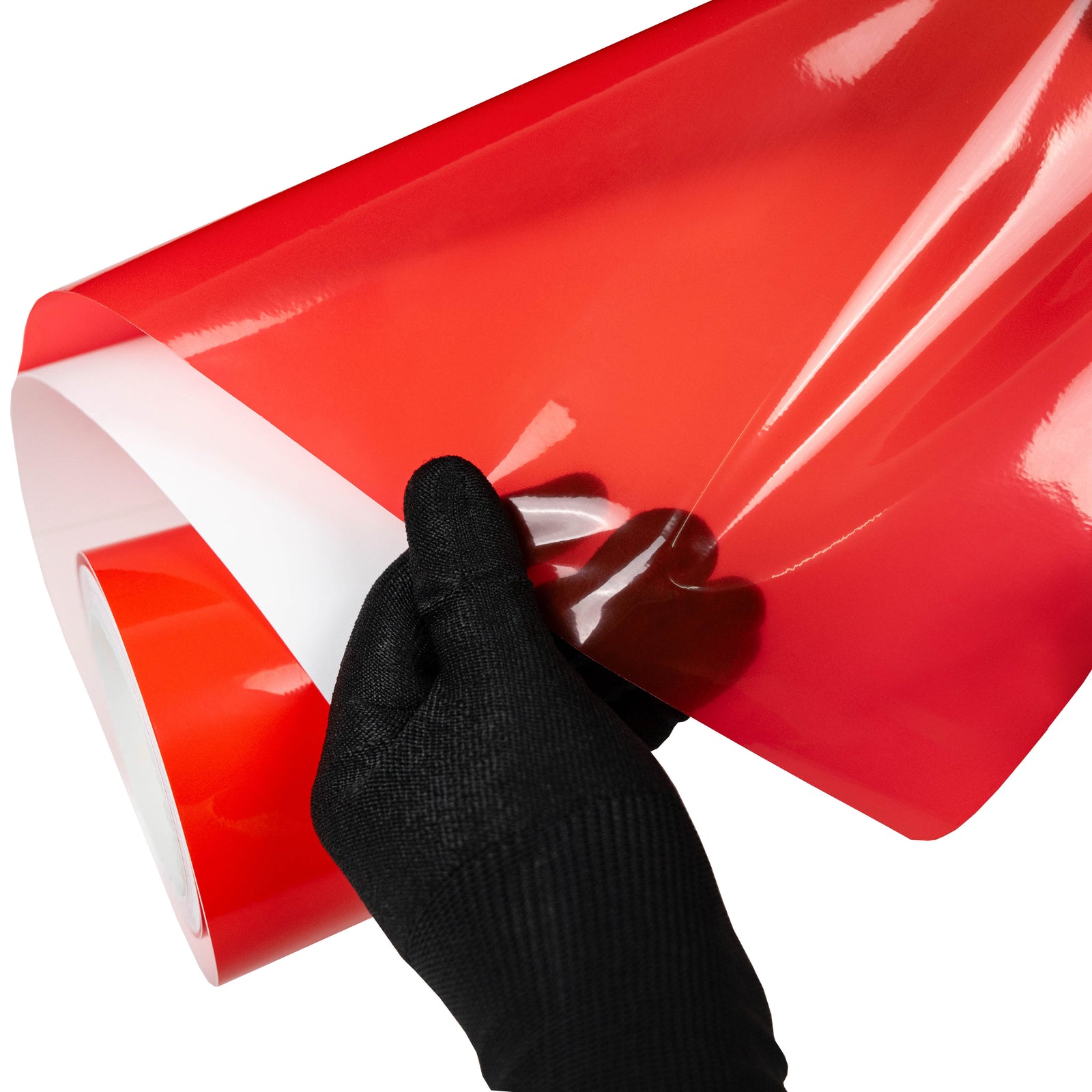 Red Headlight Film With Air Channel Paper Liner