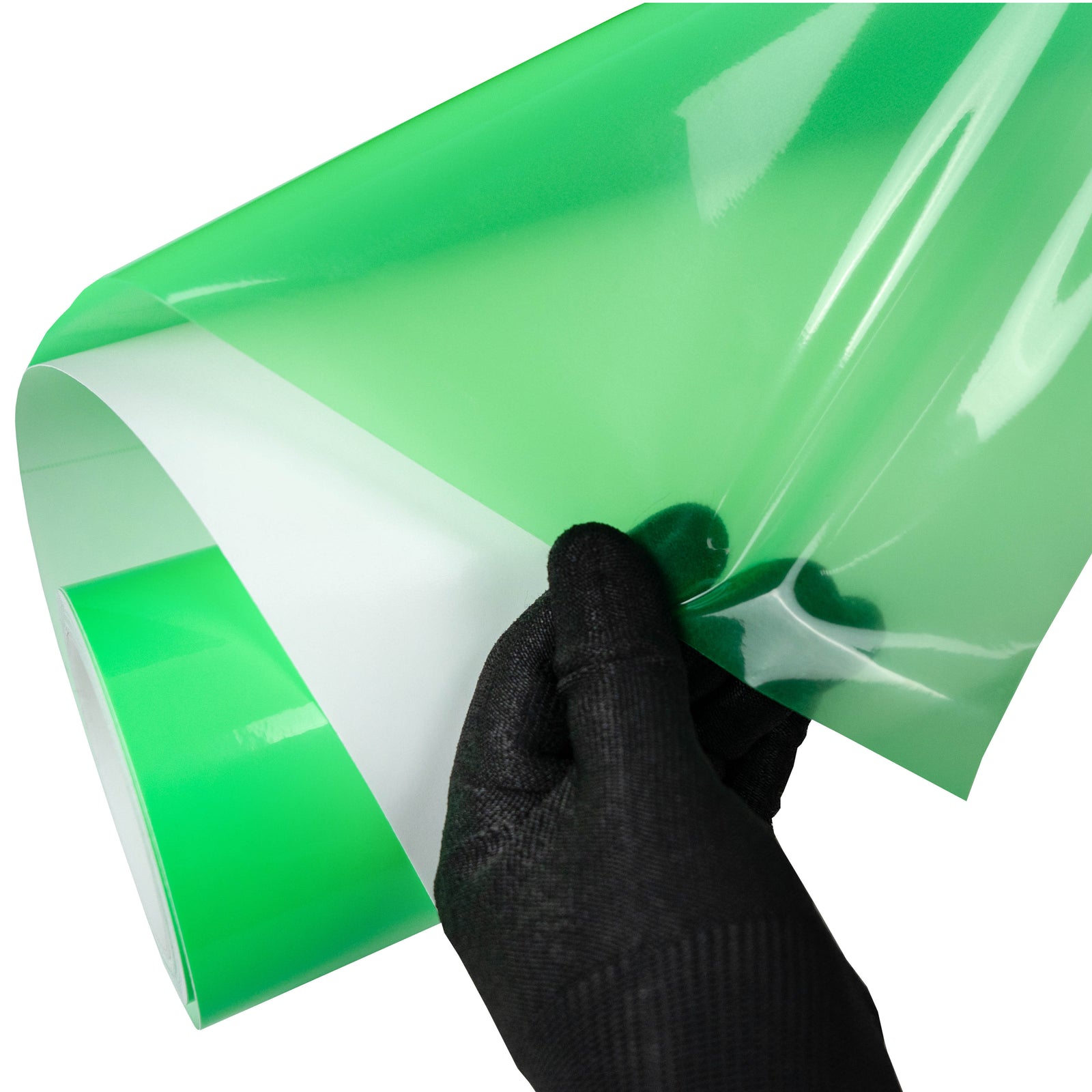 Green Headlight Film With Air Channel Paper Liner