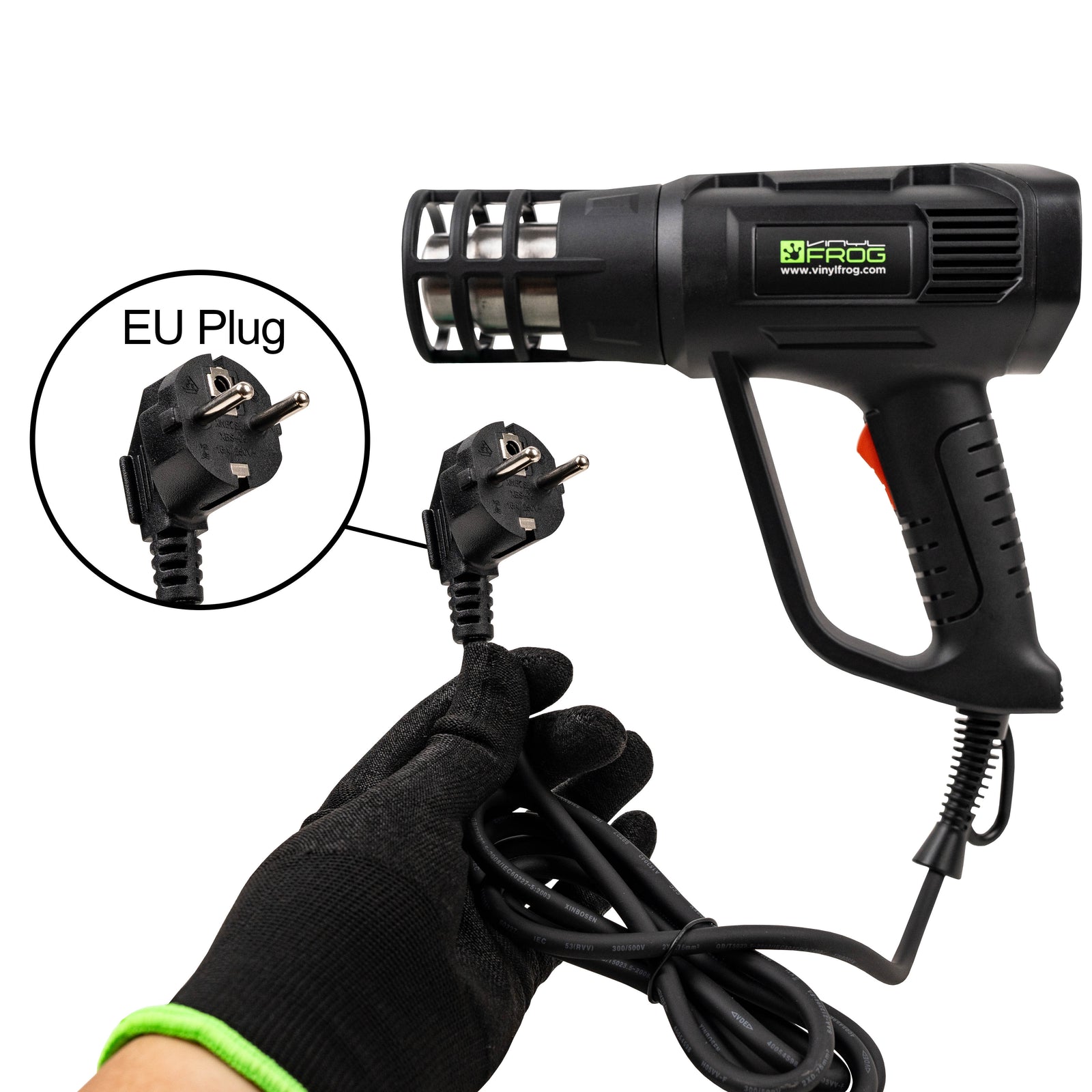 Vinylfrog Professional Heat Gun with Digital Display