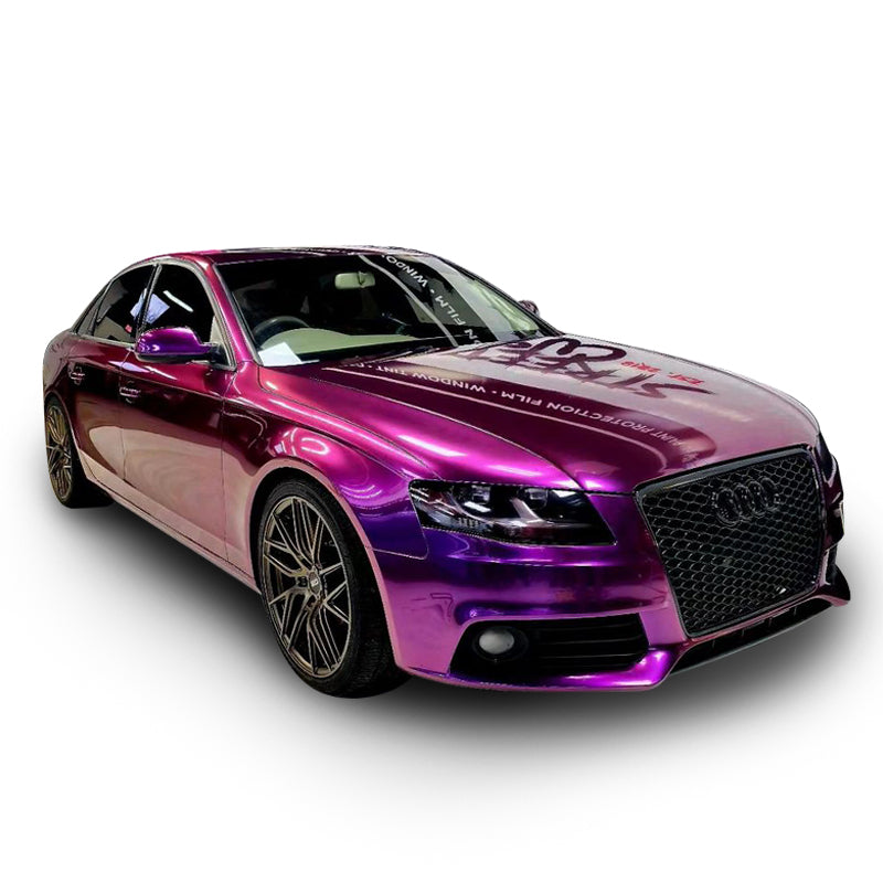 Glossy Metallic Grape Purple Vinyl Wrap