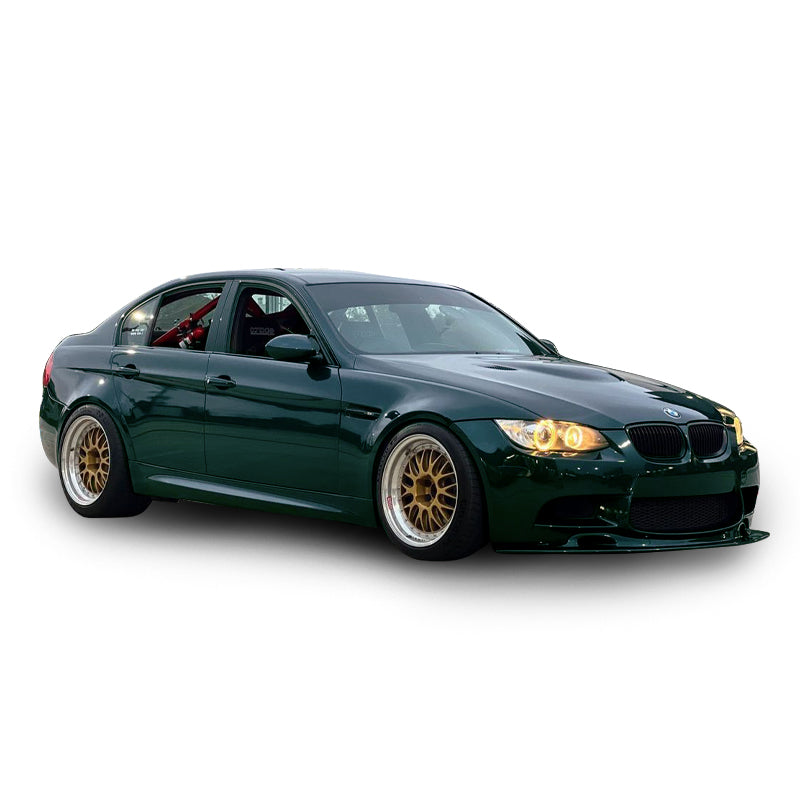 Glossy Metallic British Racing Green Car Wrap – vinylfrog