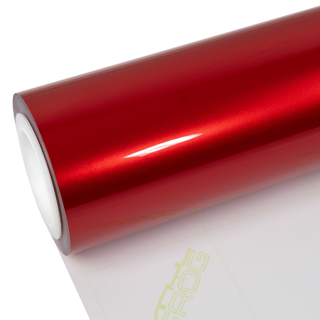 Glossy Metallic Vampire Red Vinyl Wrap