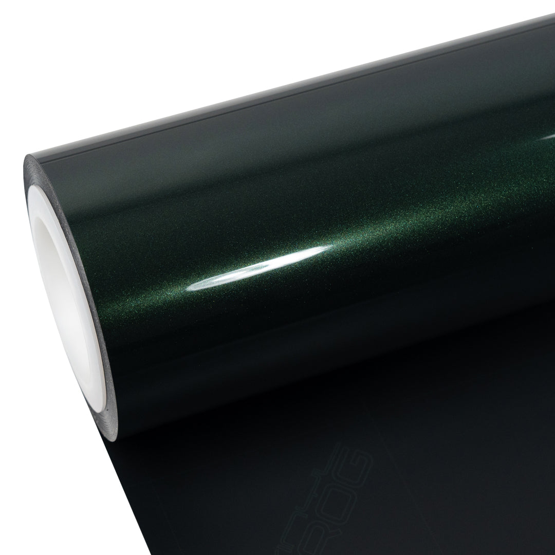 Glossy Metallic Emerald Green vinyl wrap roll