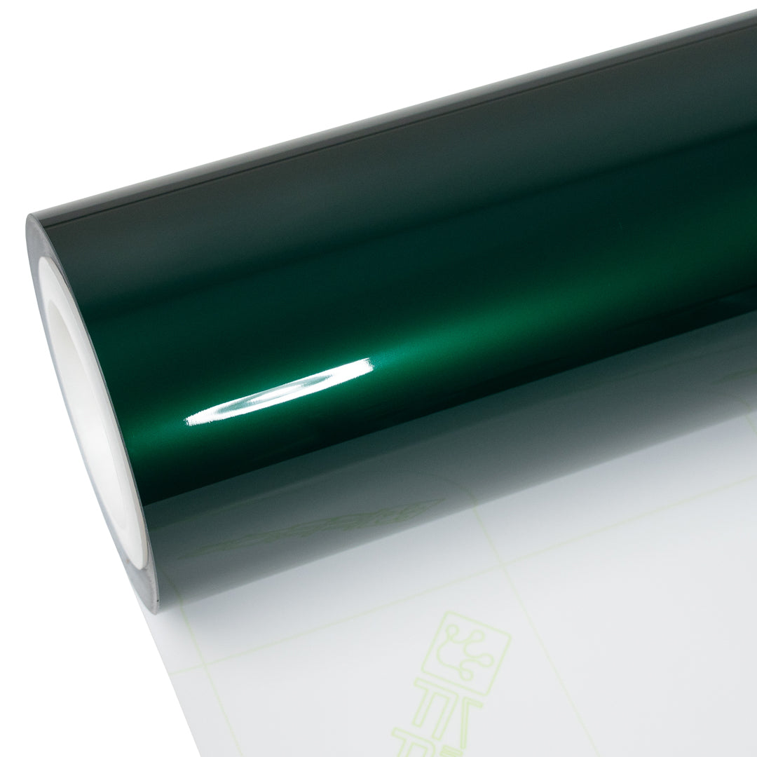 Glossy Metallic Forest Green vinyl wrap roll