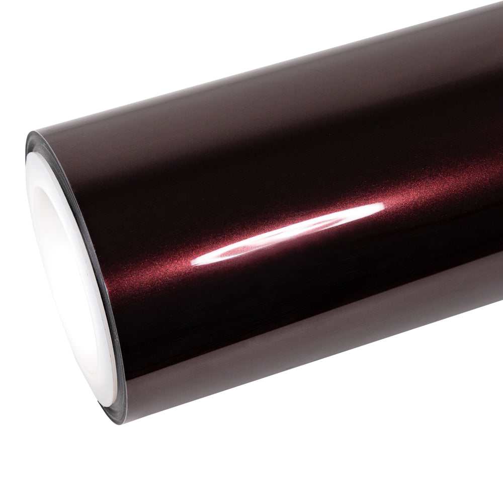 Glossy Metallic Black Rose Color PPF