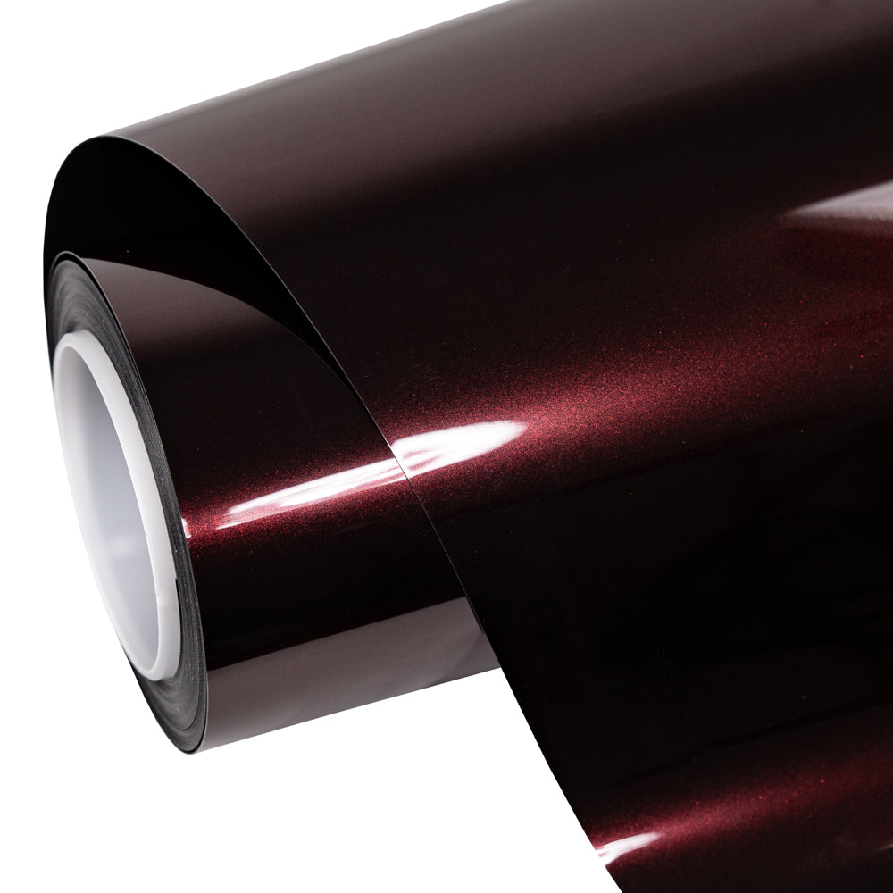 Glossy Metallic Black Rose Color PPF Film Roll