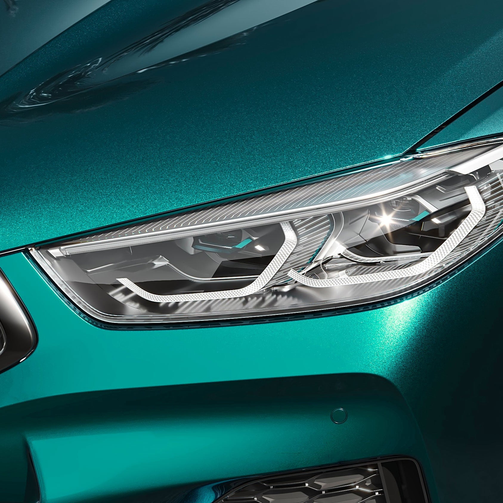 Deep Sea Green Vinyl Wrap Finish Detail