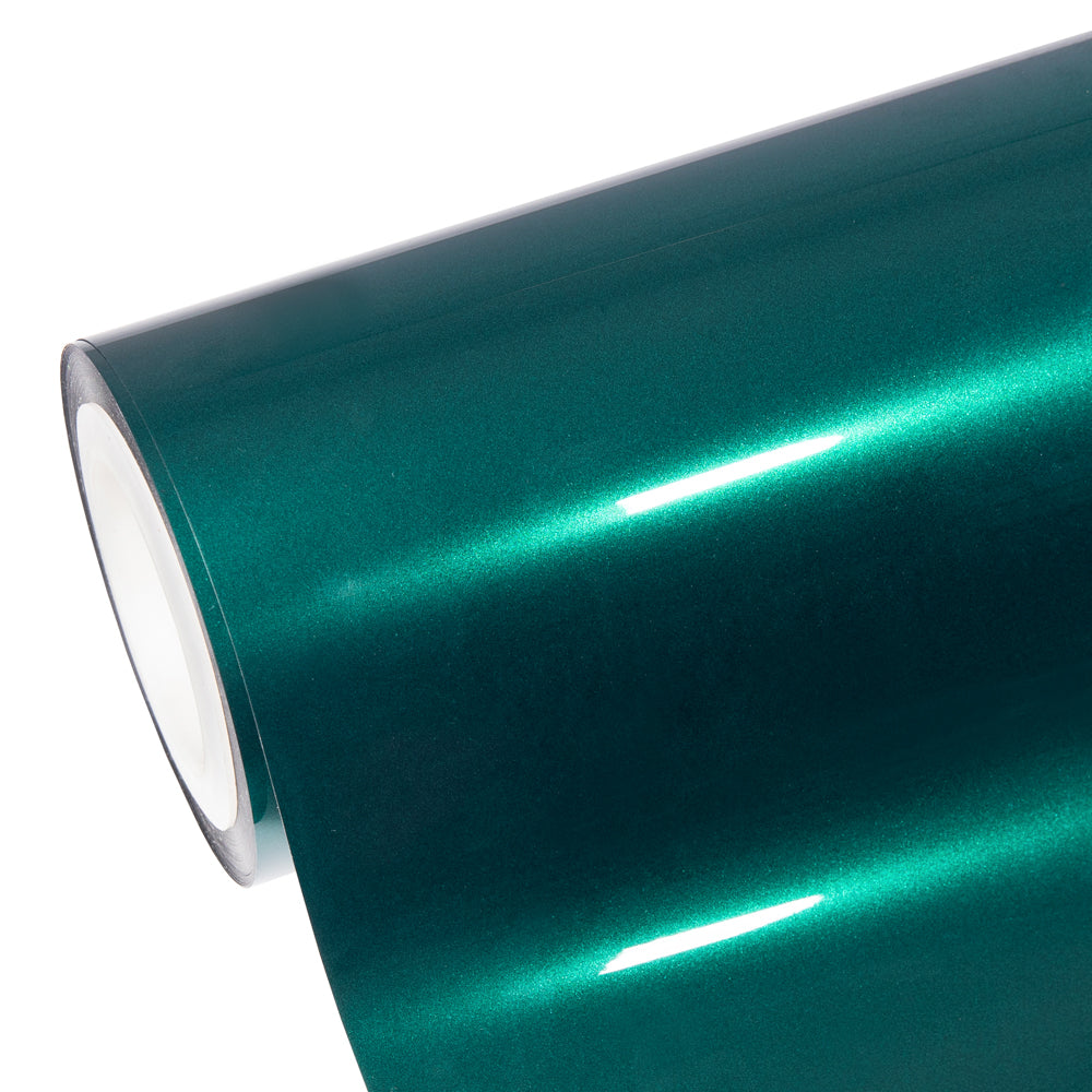 Glossy Metallic Deep Sea Green roll