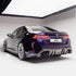 BMW M5 wrapped in Glossy Metallic Midnight Purple Color PPF back view.