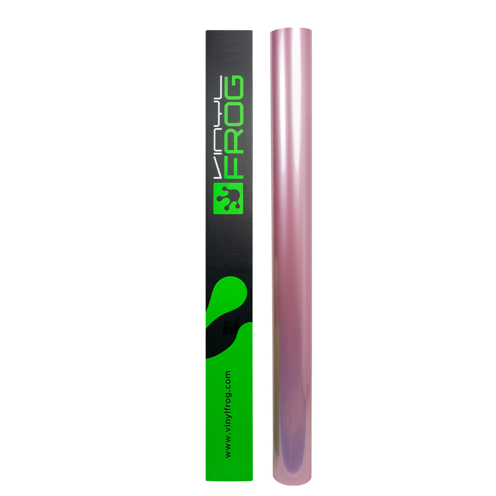 Glossy Metallic Passion Pink car wrap roll