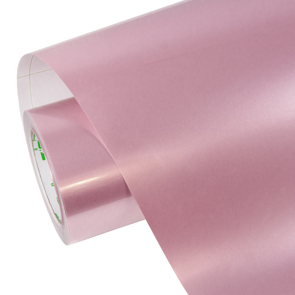 Glossy Metallic Passion Pink wrap roll