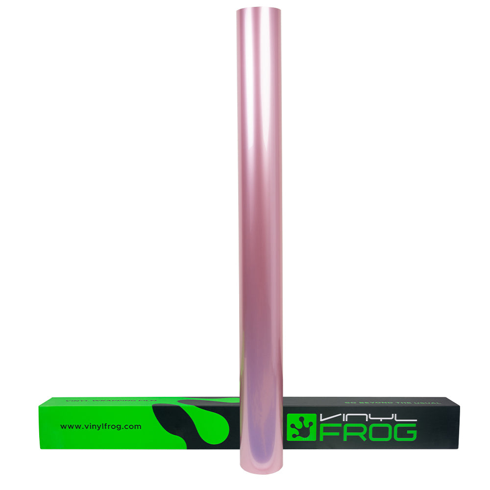 Glossy Metallic Passion Pink automotive wrap roll