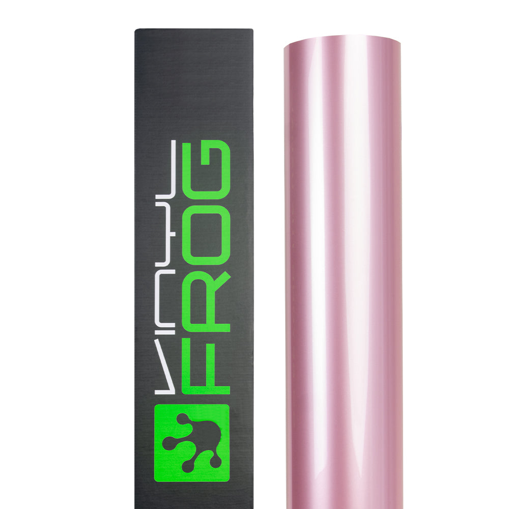 Glossy Metallic Passion Pink glossy wrap roll