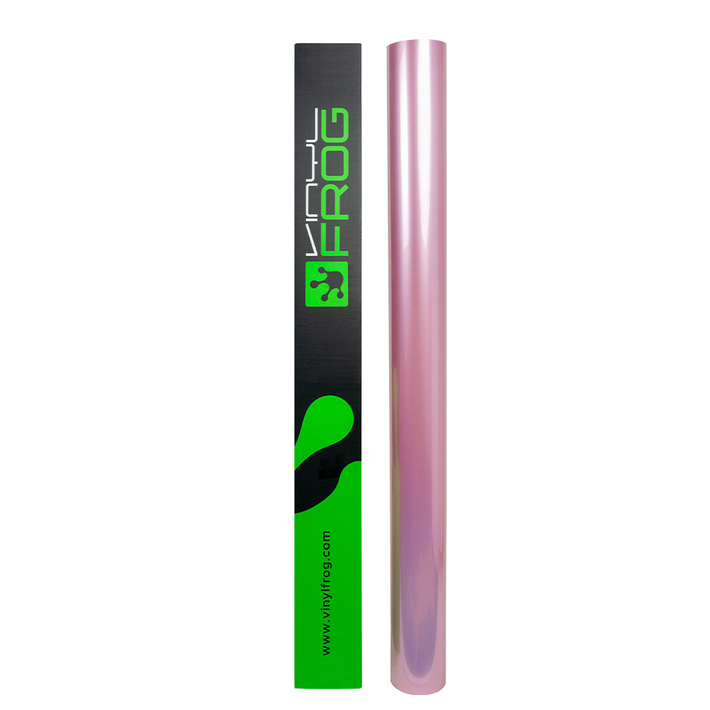 Glossy Metallic Passion Pink glossy wrap roll