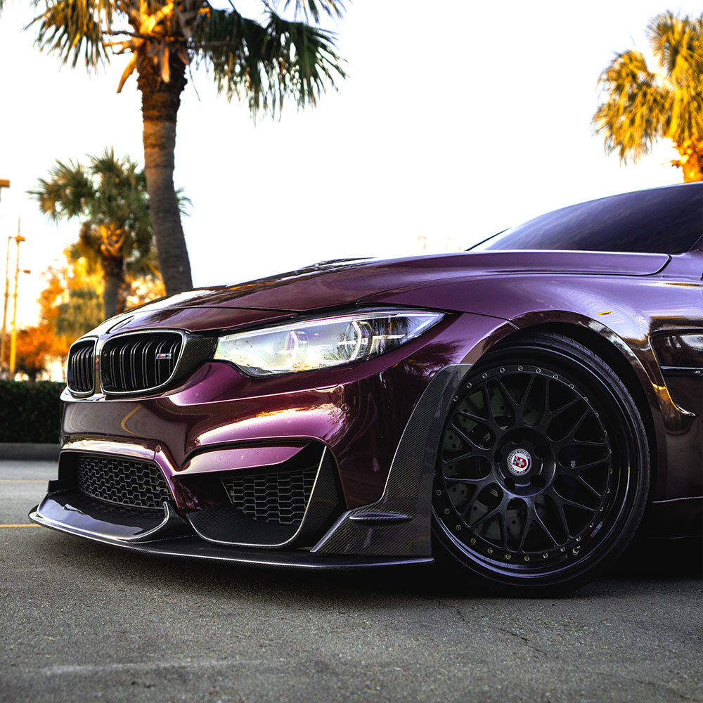 Glossy Metallic Plum Purple Vinyl Wrap down view