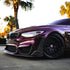 Glossy Metallic Plum Purple Vinyl Wrap down view