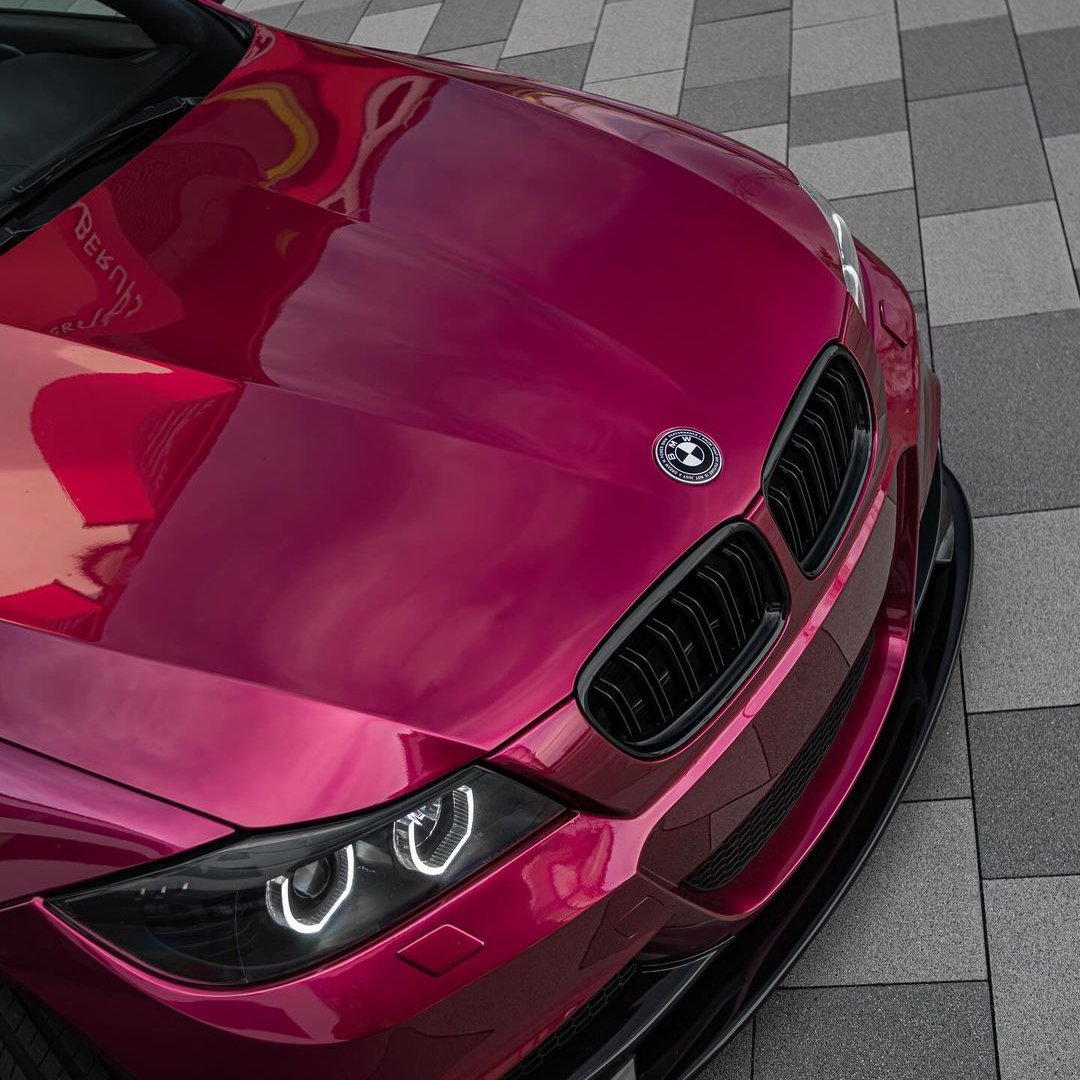 Glossy Metallic Rubellite Purple car wrap