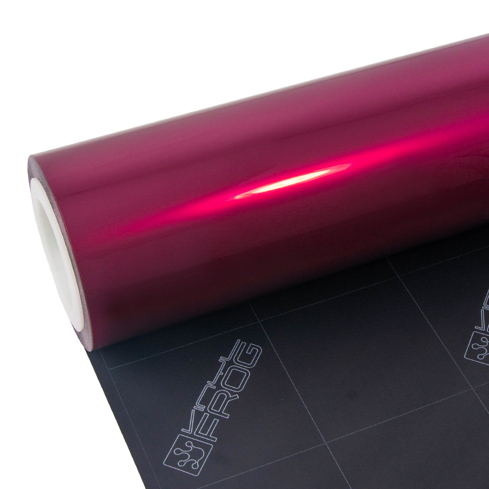 Glossy Metallic Rubellite Purple wrap roll