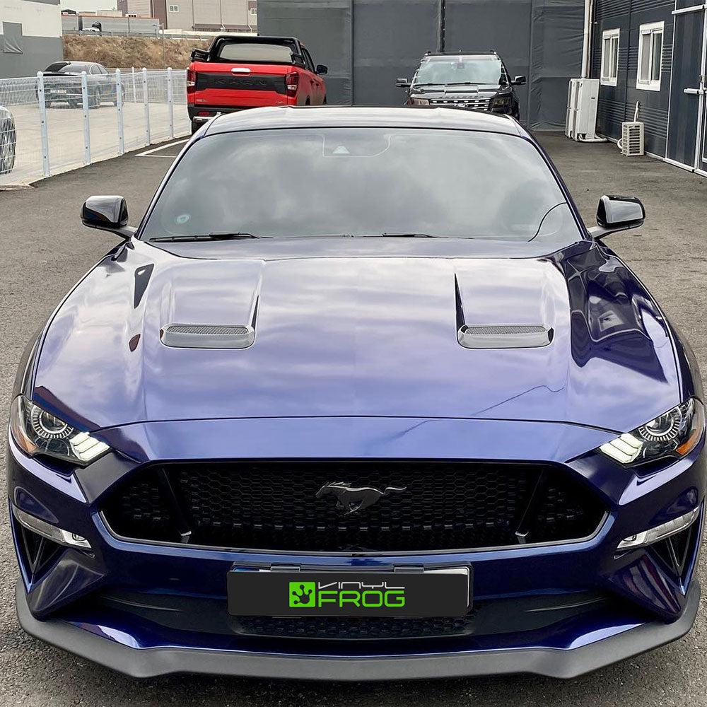 Glossy Metallic Tanzanite Blue car wrap.