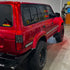 Toyota Land Cruiser 80 Series Rear Side in Glossy Metallic Vampire Red Color PPF