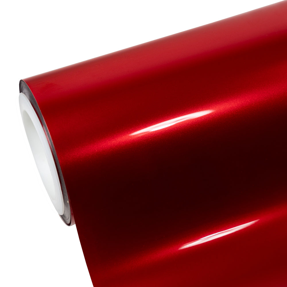 Glossy Metallic Vampire Red Color PPF Roll
