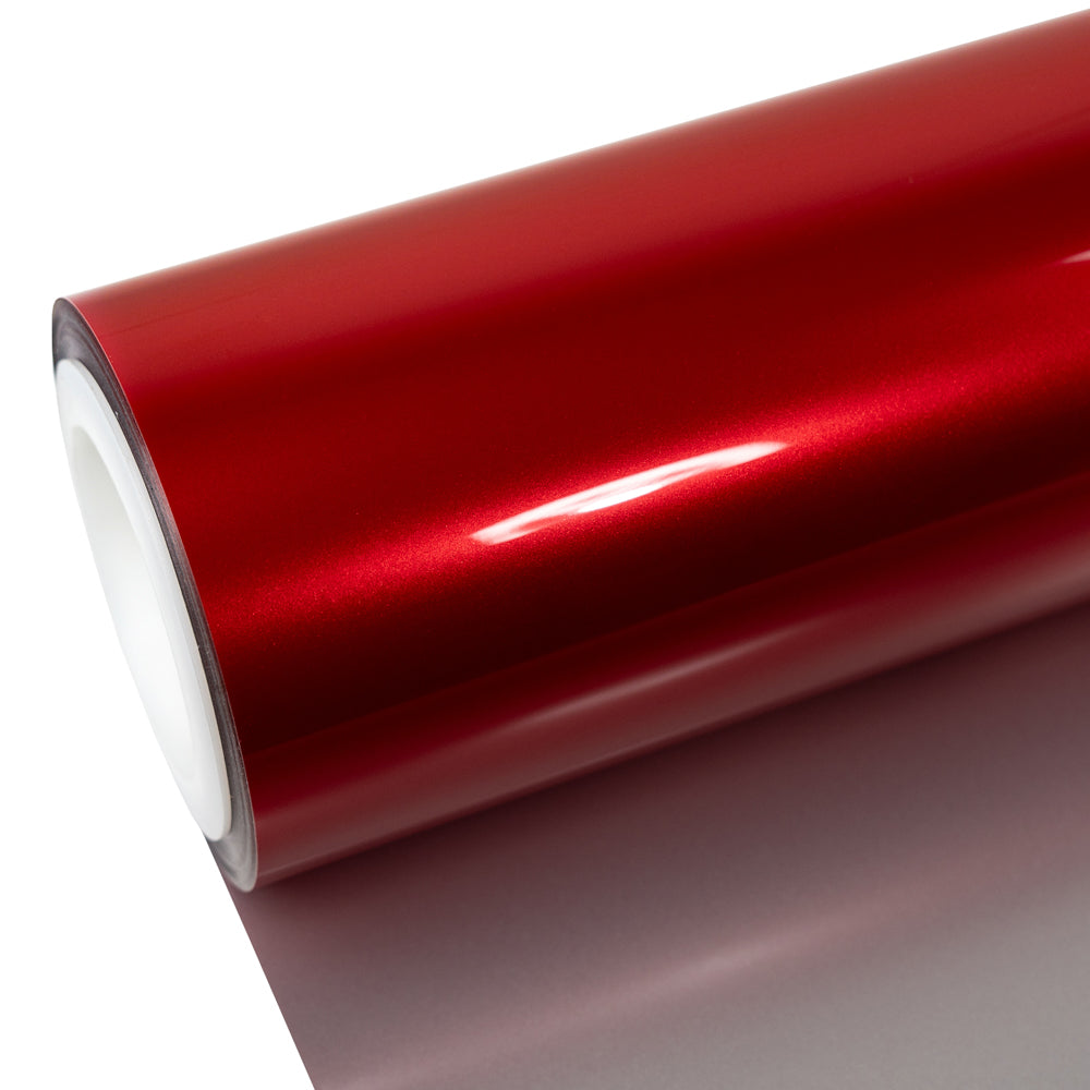 Glossy Metallic Vampire Red Paint Protection Film Roll