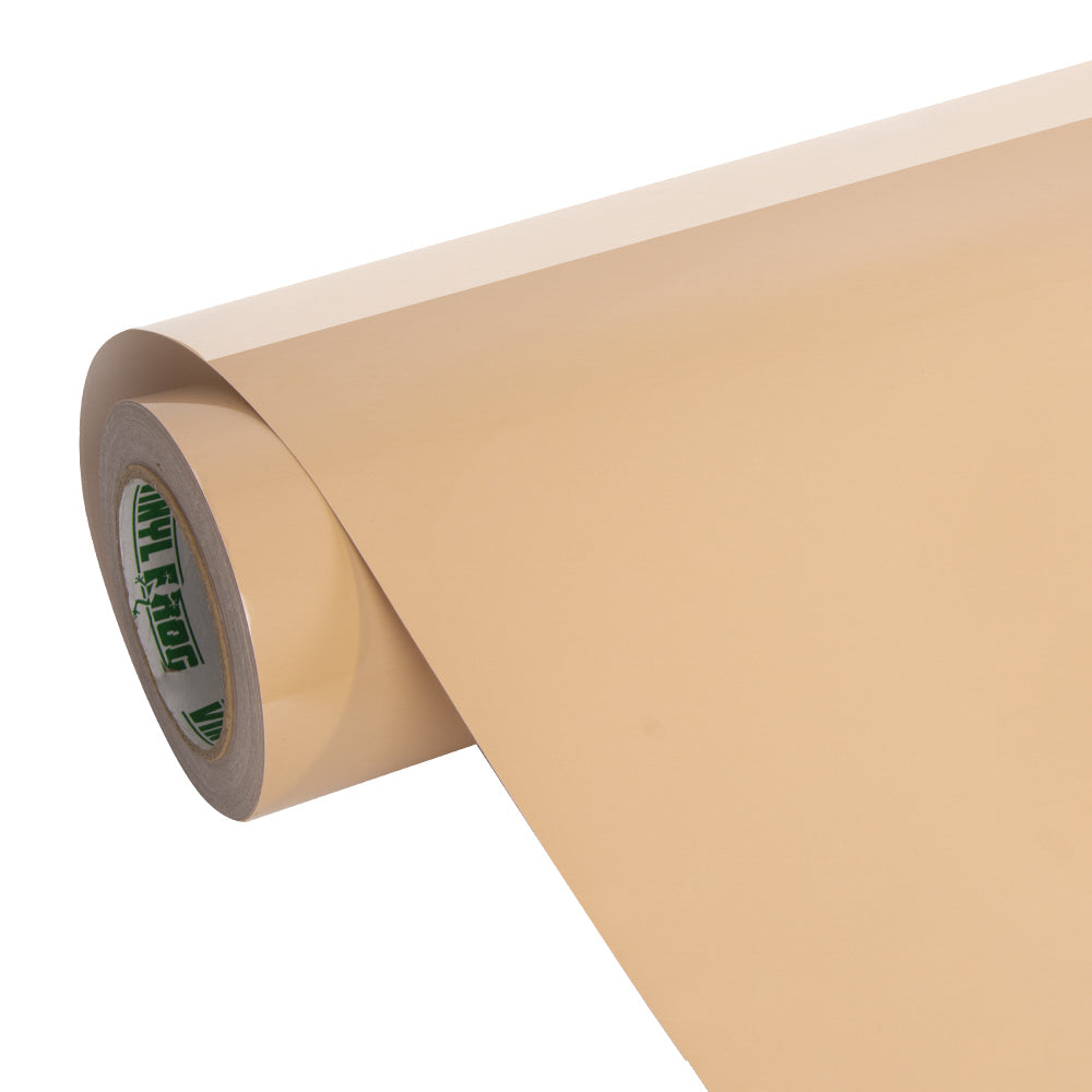 High Glossy Concord Buff vinyl film roll