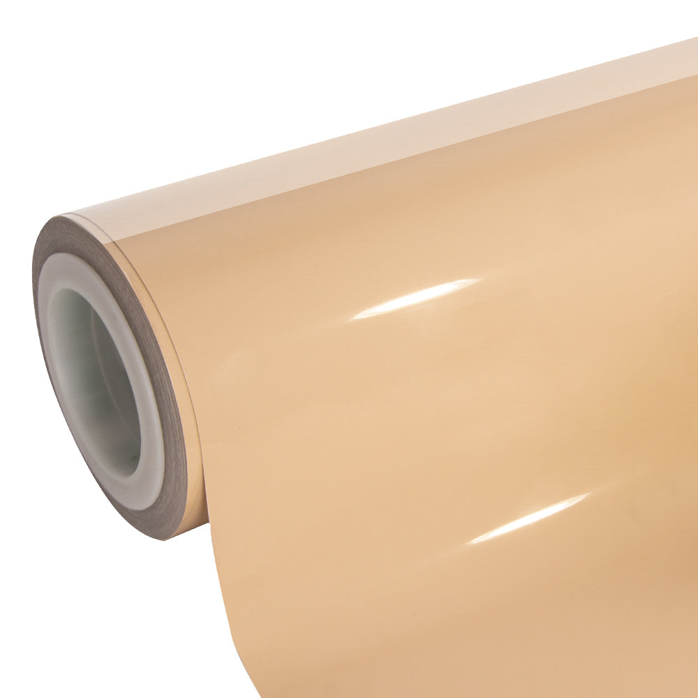 High Glossy Concord Buff vinyl roll