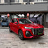 Hongqi HS5 Front Detail in Glossy Metallic Vampire Red Color PPF