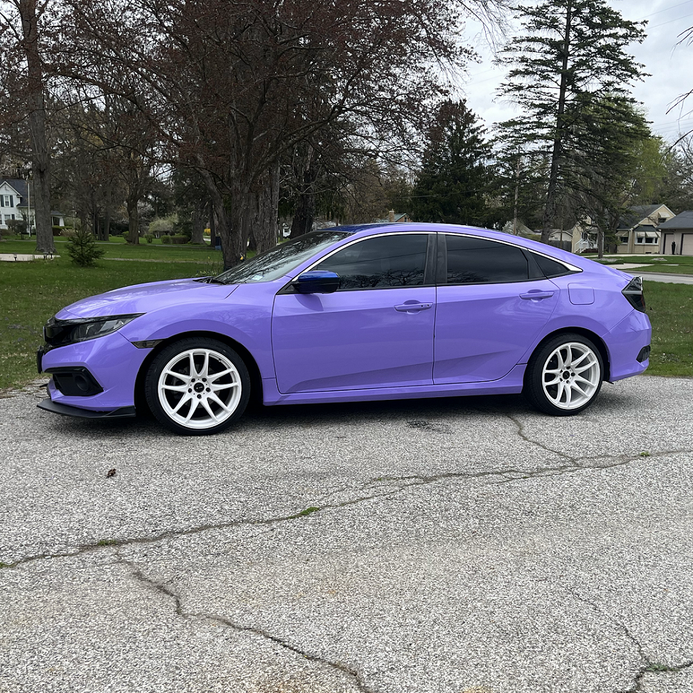 Super Glossy Lavender Purple Vinyl Wrap