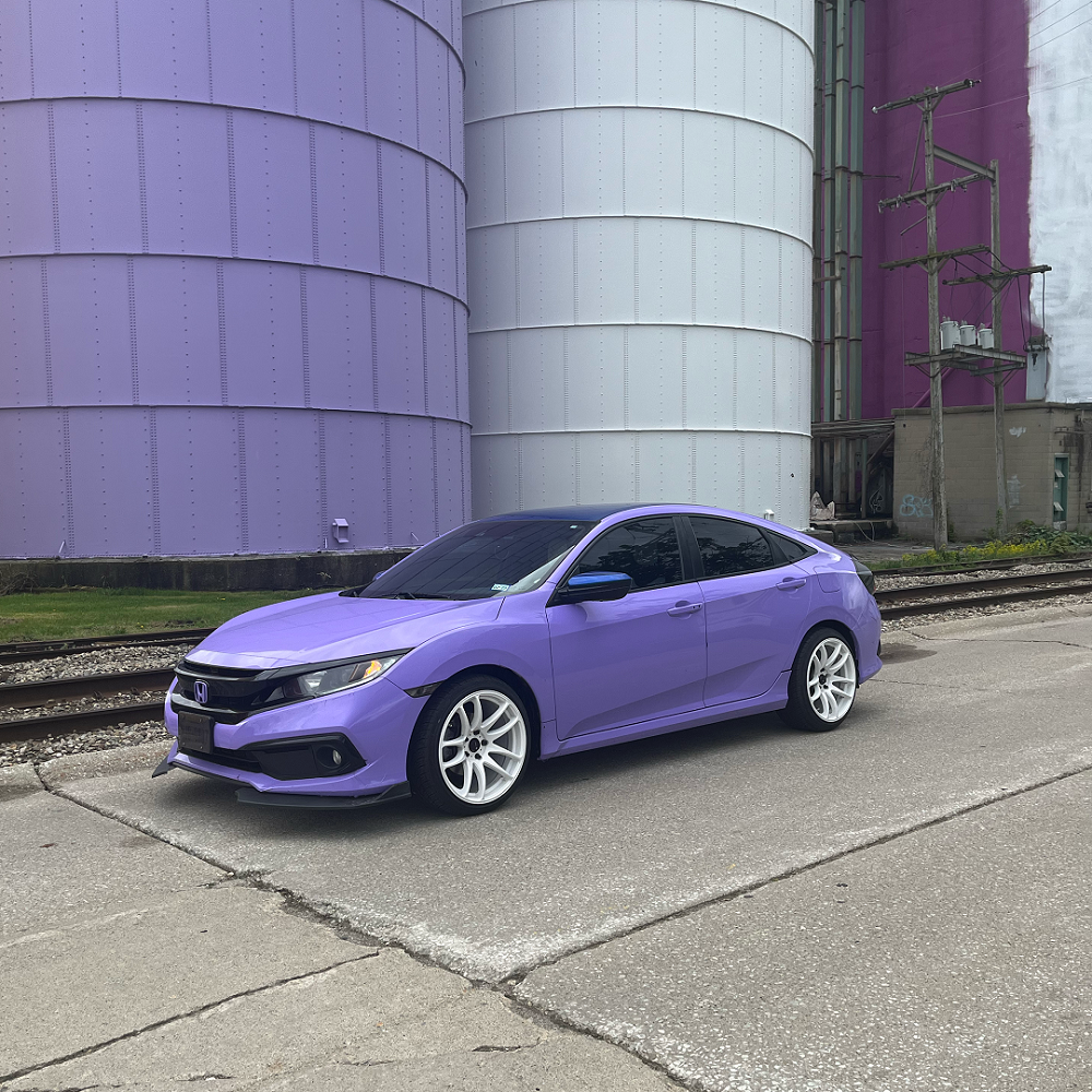 Super Glossy Lavender Purple Vinyl Wrap