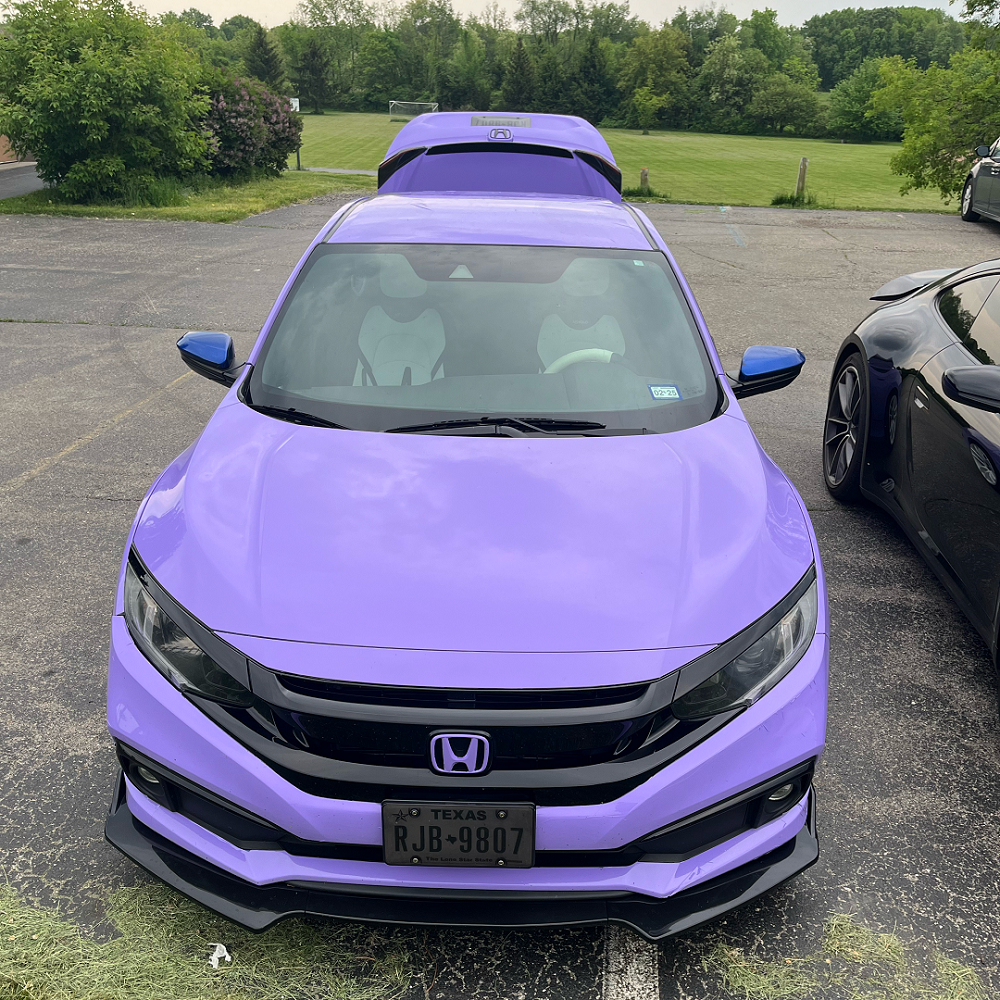 Super Glossy Lavender Purple Vinyl Wrap