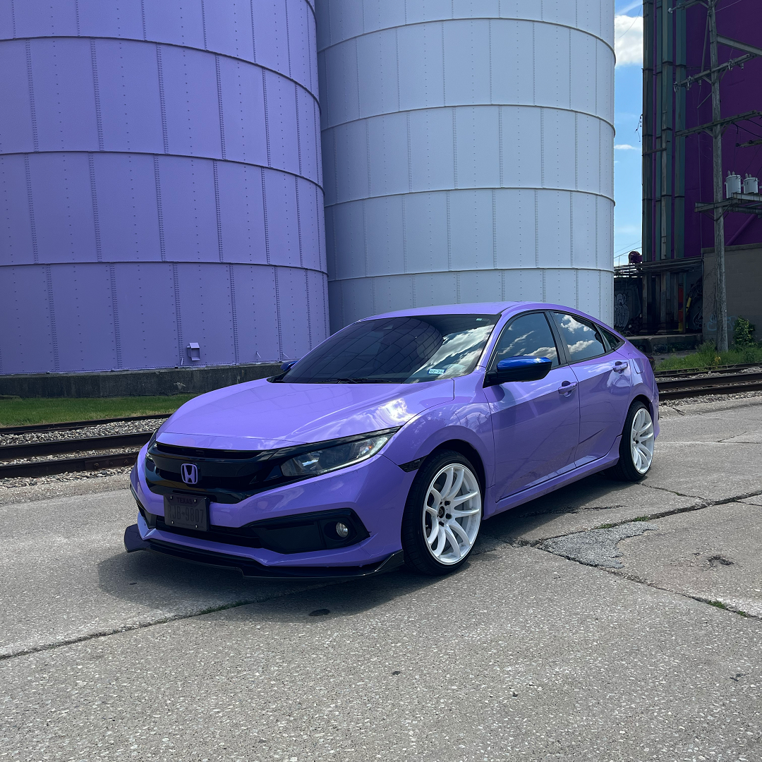 Super Glossy Lavender Purple Vinyl Wrap
