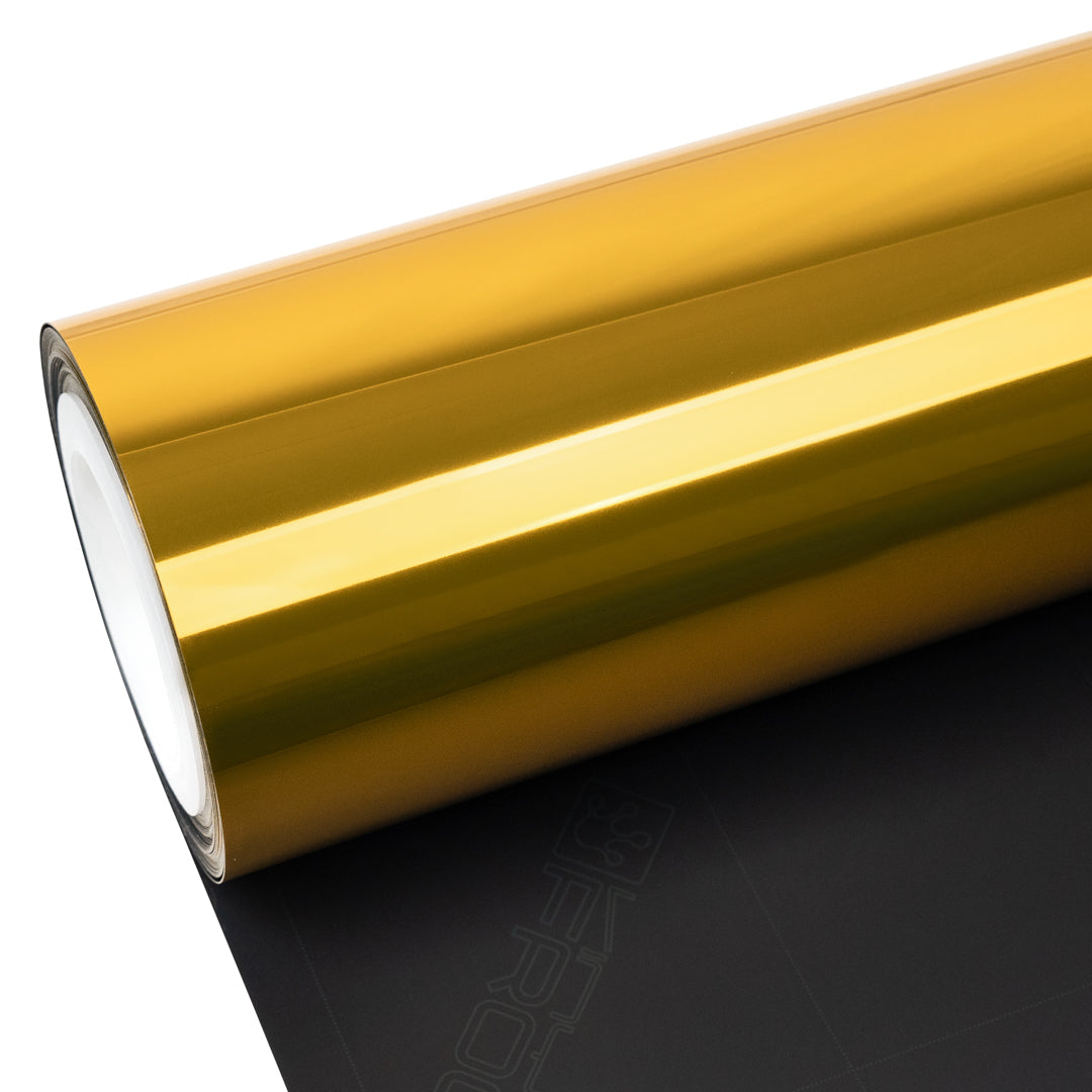 Metallic Amber Gold vinyl wrap roll