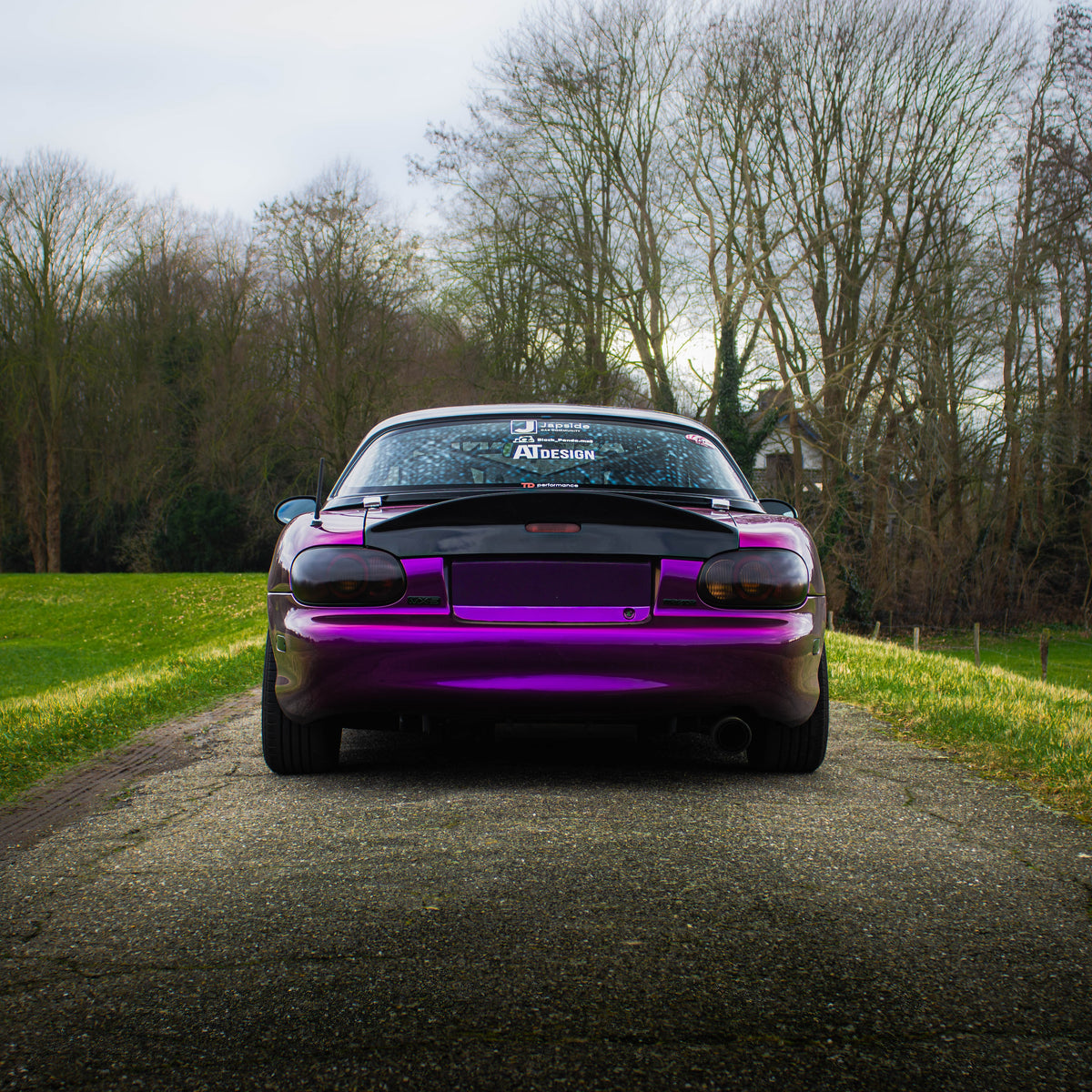 Glossy Metallic Grape Purple Vinyl Wrap