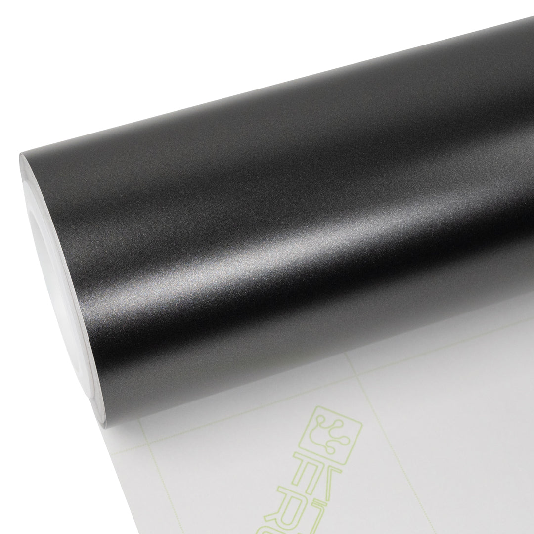 Matte Black Metallic vinyl wrap roll