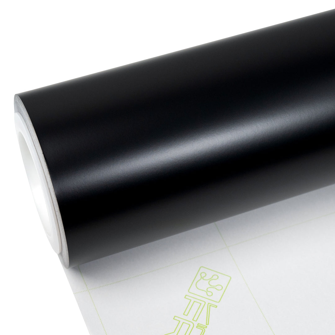 Matte Black vinyl wrap roll