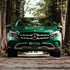 Satin Chrome Silk Green car wrap.