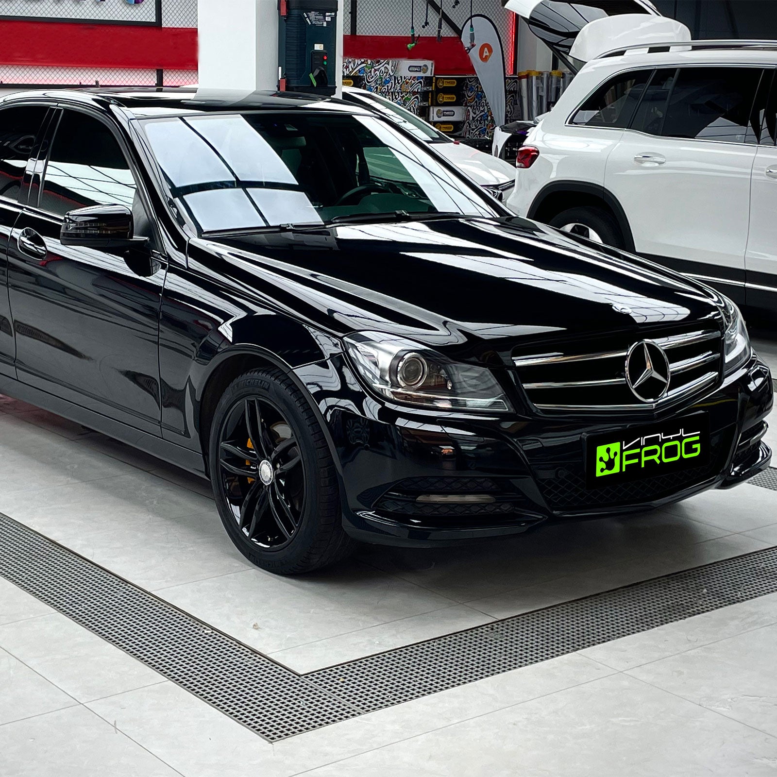 Mercedes-Benz with Ultra Gloss Black PPF