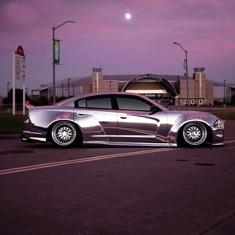 Mirror Chrome Silver car