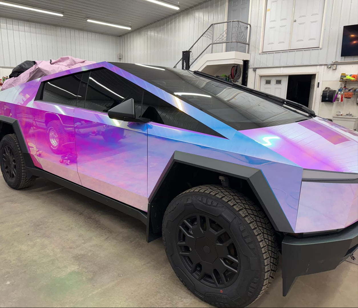 Opal Chrome White Vinyl Wrap (Non-Stretchable)