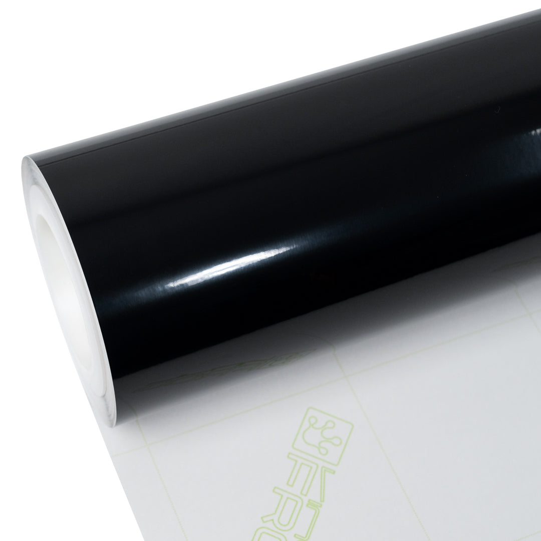 High Glossy Paint Black Vinyl Wrap