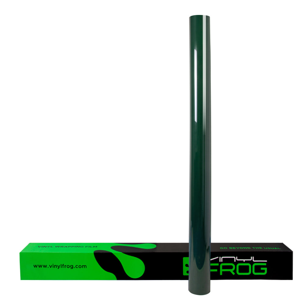 High Glossy Vintage Racing Green Vinyl Wrap