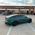 Satin Chrome Silk Green car wrap.