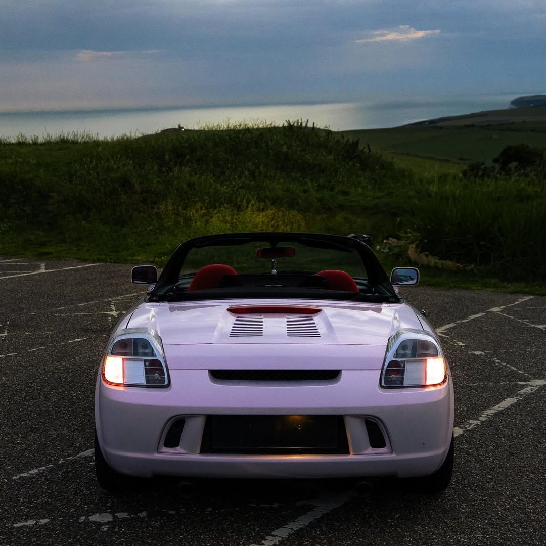 Candy Metallic Pink White Vinyl Wrap