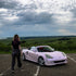 Candy Metallic Pink White Vinyl Wrap