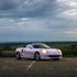 Candy Metallic Pink White Vinyl Wrap