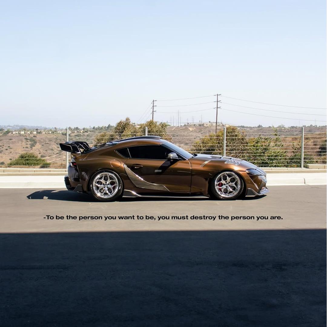 Glossy Metallic Mocha Brown Vinyl Wrap