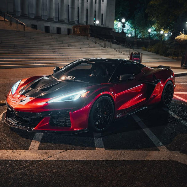 Glossy Metallic Vampire Red Vinyl Wrap